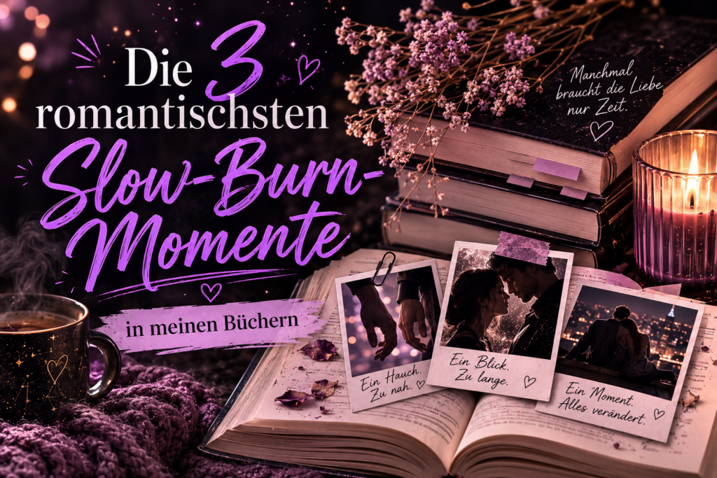 Die 3 romantischsten Slow-Burn-Momente in meinen Büchern