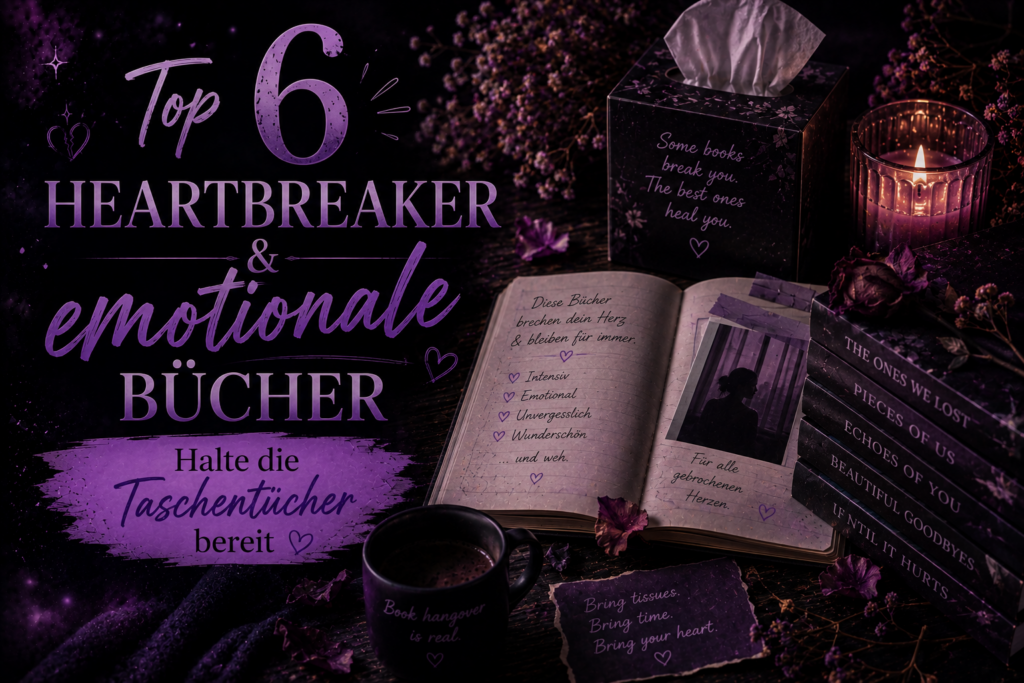 Top 6 Heartbreaker & emotionale Bücher: Halte die Taschentücher bereit